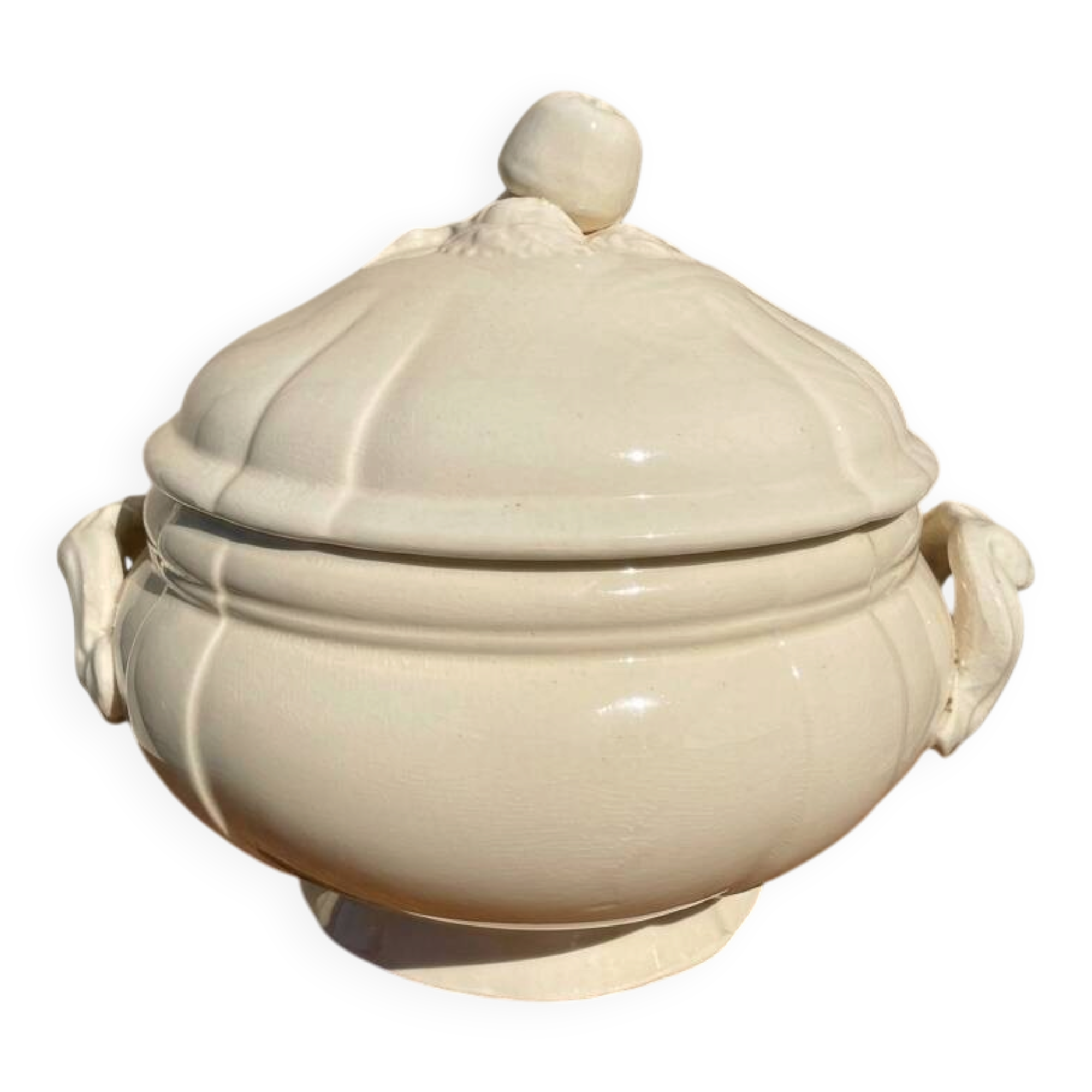 Vintage Sarreguemines soup tureen