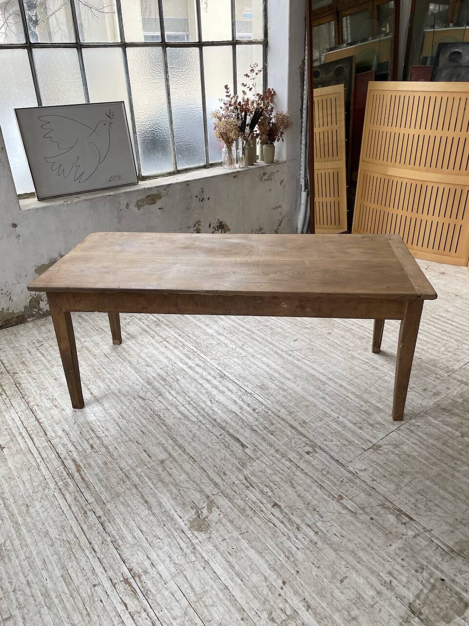 Oak farm table 2m