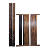 Roche Bobois bed in rosewood veneer.