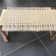 Banc bois et corde