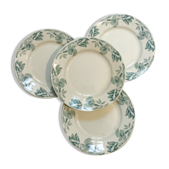 4 assiettes plates