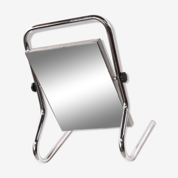 Tubular Steel Mirror, 1960s 40x64cm