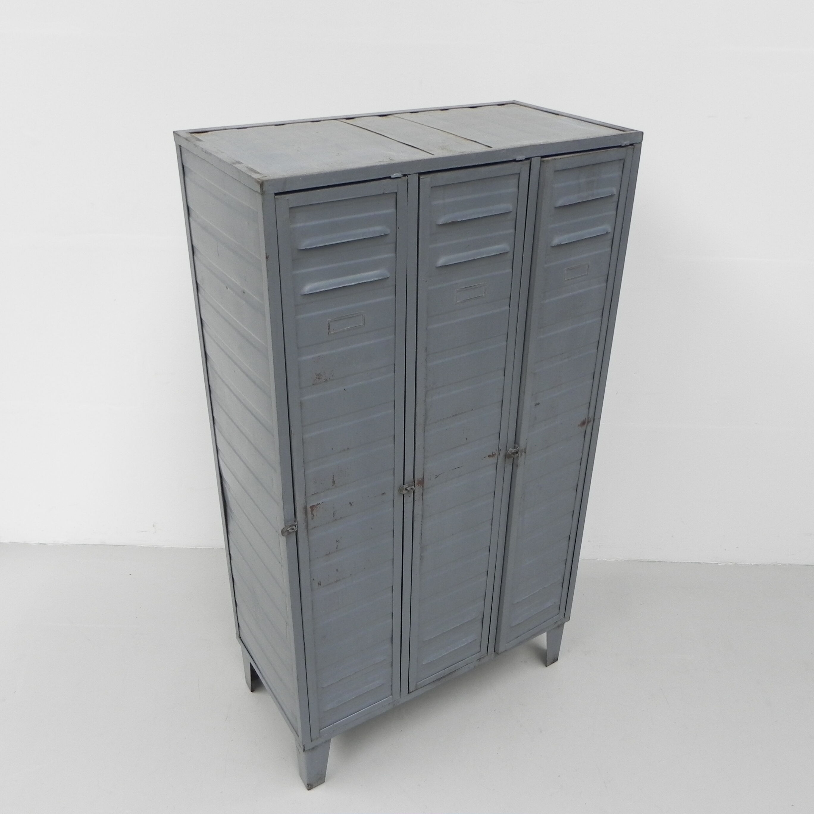 Industrial Steel Locker with 3 Doors