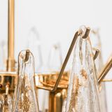 La Murrina glass chandelier, 1980s, Italy.