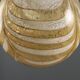 Vintage ceiling light in chrome metal and glass, design, Italy, 1960s