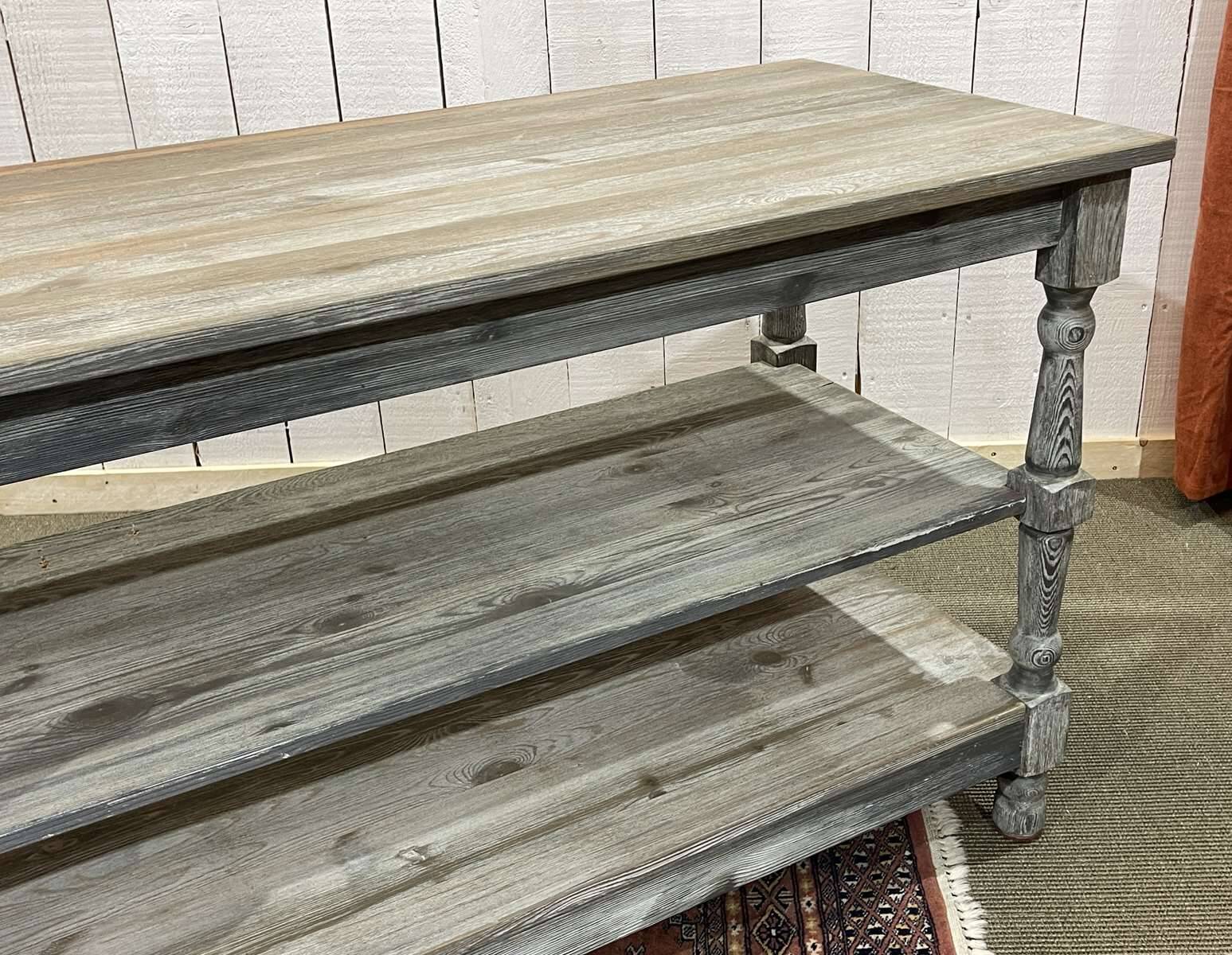 20th century draper's table in fir