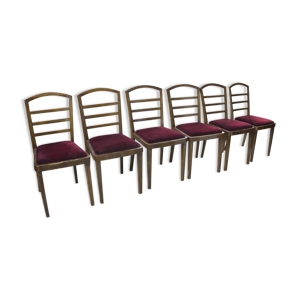 Ensemble de six chaises