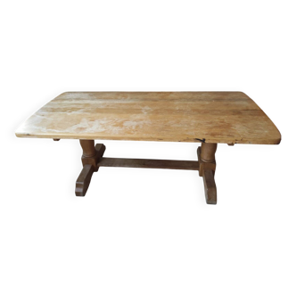 200cm Solid Oak Monastery Dining Table