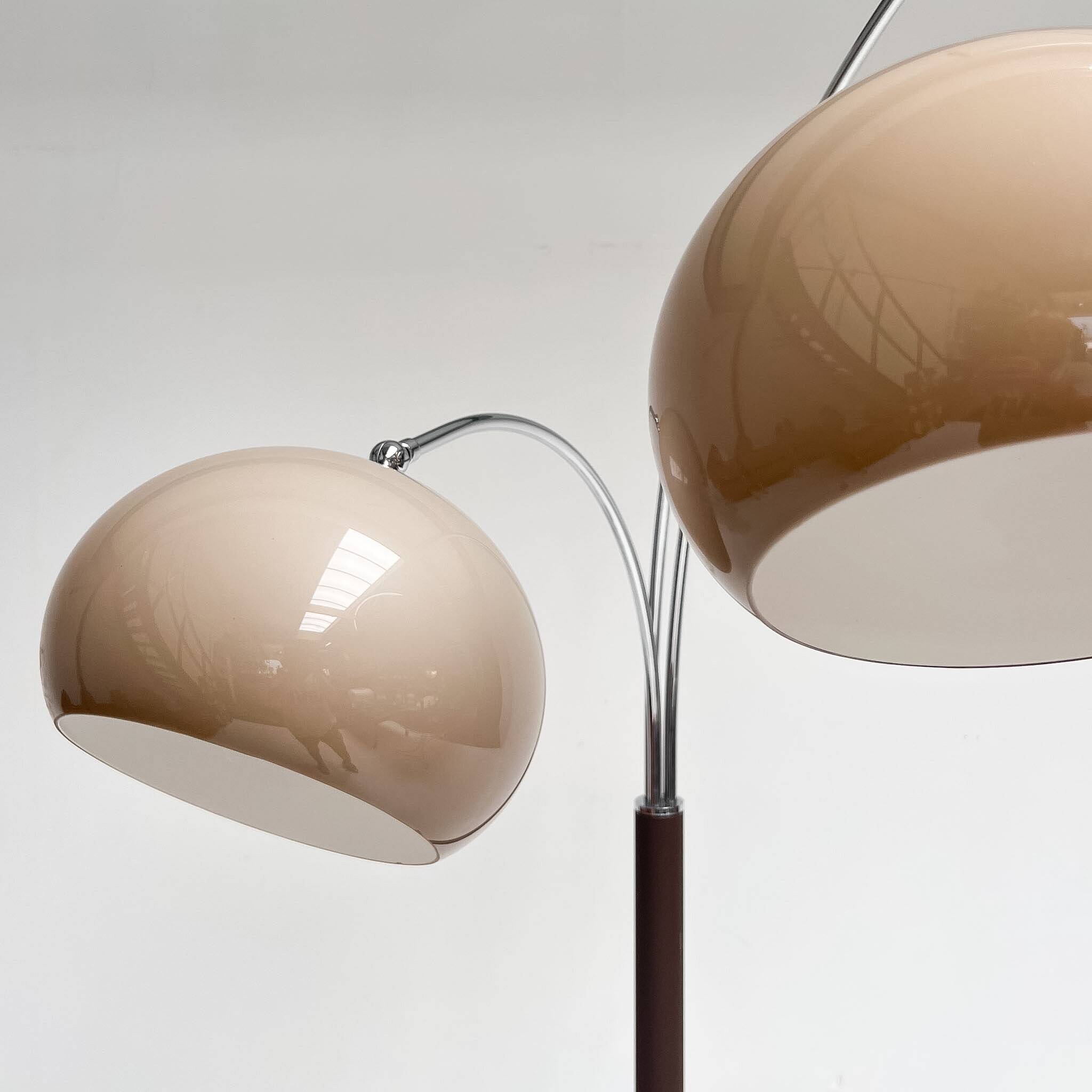 Space Age arc lamp by Dijkstra Lampen, 1970s