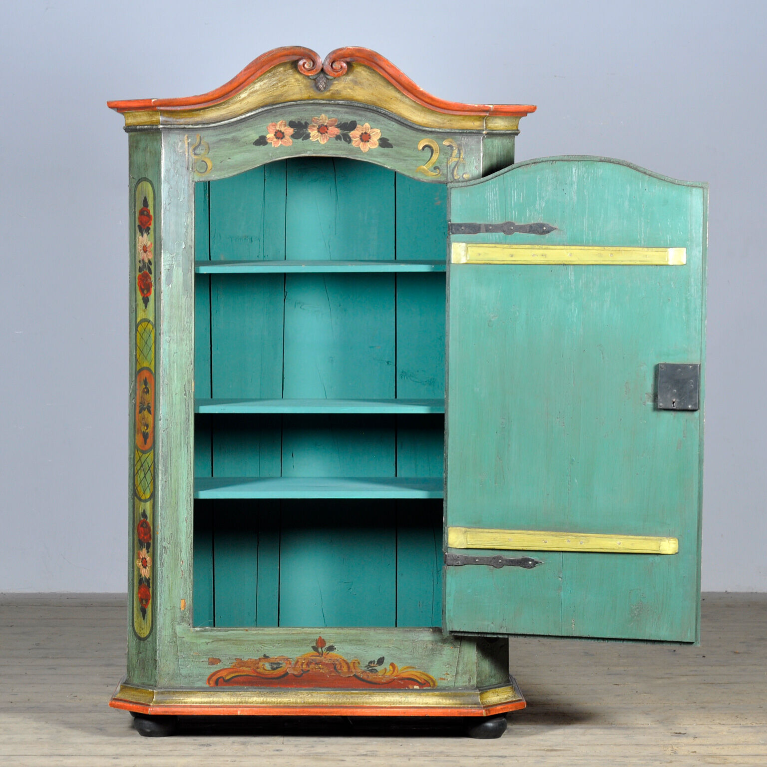 German wedding cabinet, dated 1824