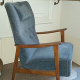 Chair Scandinavian flesh easy Swedish of Folke Ohlsson to DUX DUXELLO vintage 50s 60s