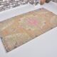 Orange & Beige Turkish Vintage Rug sku 2555