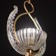 Elegant Art Deco Barovier and Toso chandelier, 1940s