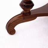 Round table - bench, Northern Europe, late 19th century. After renovation.