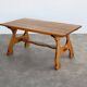 Brutalist dining table | vintage table | 50s | oak