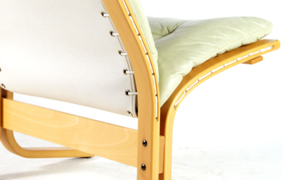 Ingmar Relling Siesta vintage retro leather armchair