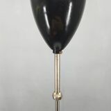 Adjustable Czech Pendant Light, Opaline Glass, 1970s