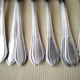 SFAM 24-Piece Silver-Plated Metal Cutlery Set