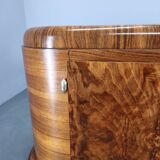 Art Deco Walnut Sideboard, Czechoslovakia, 1930s