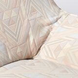 Vintage post-modern three-seater modular sofa