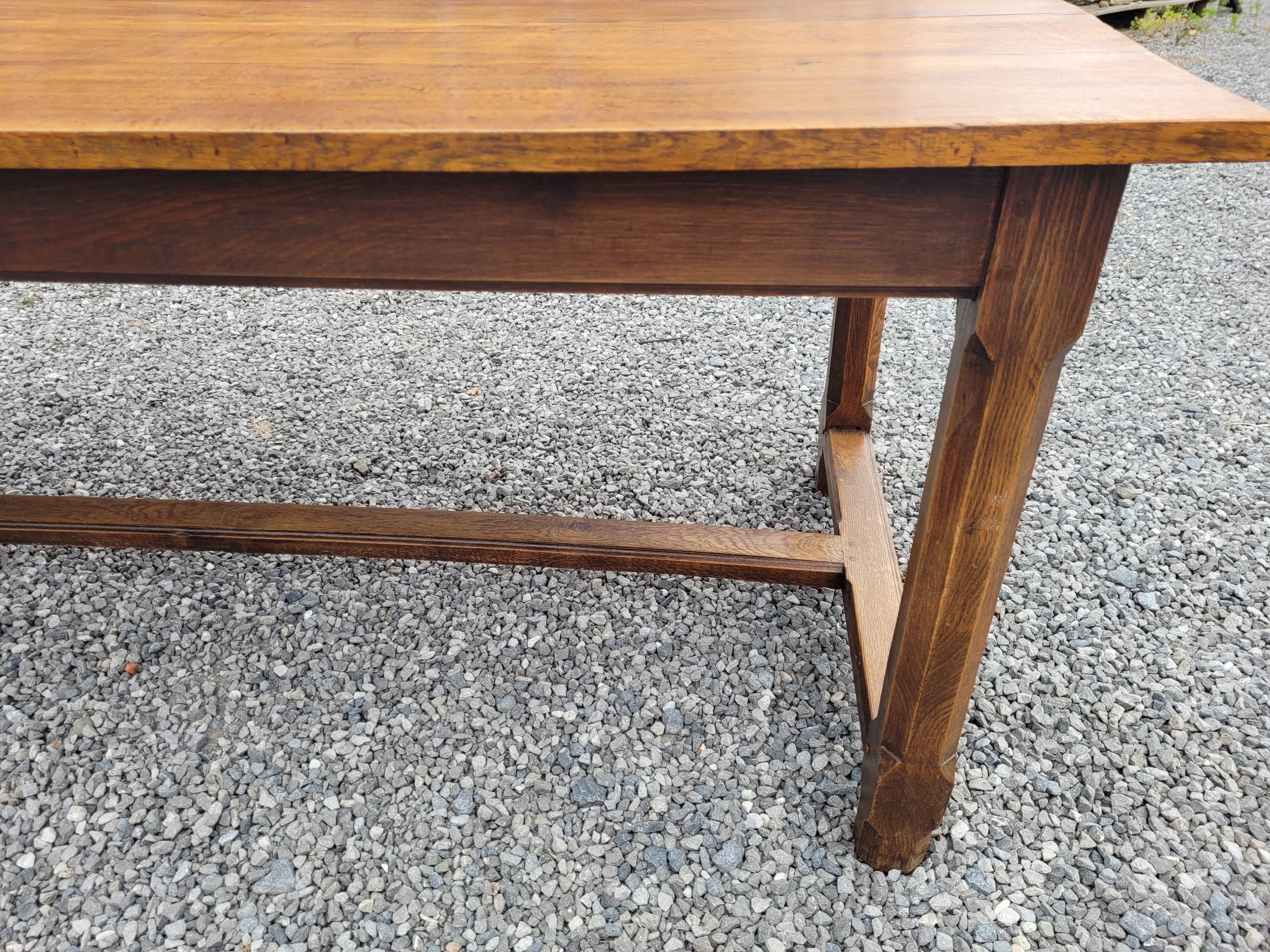 Old farmhouse table in solid oak 200×80cms