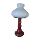 Burgundy lamp with gilding