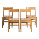 Solid pine chairs, La Cascade Residence, Les Arcs 1600, 1970