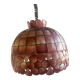 Vintage pink capiz shell chandelier/pendant lighting