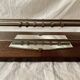 Large Art Deco wall-mounted coat rack in wood and chrome metal with mirror