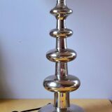 Space age lamp in chrome metal from the 1970s.