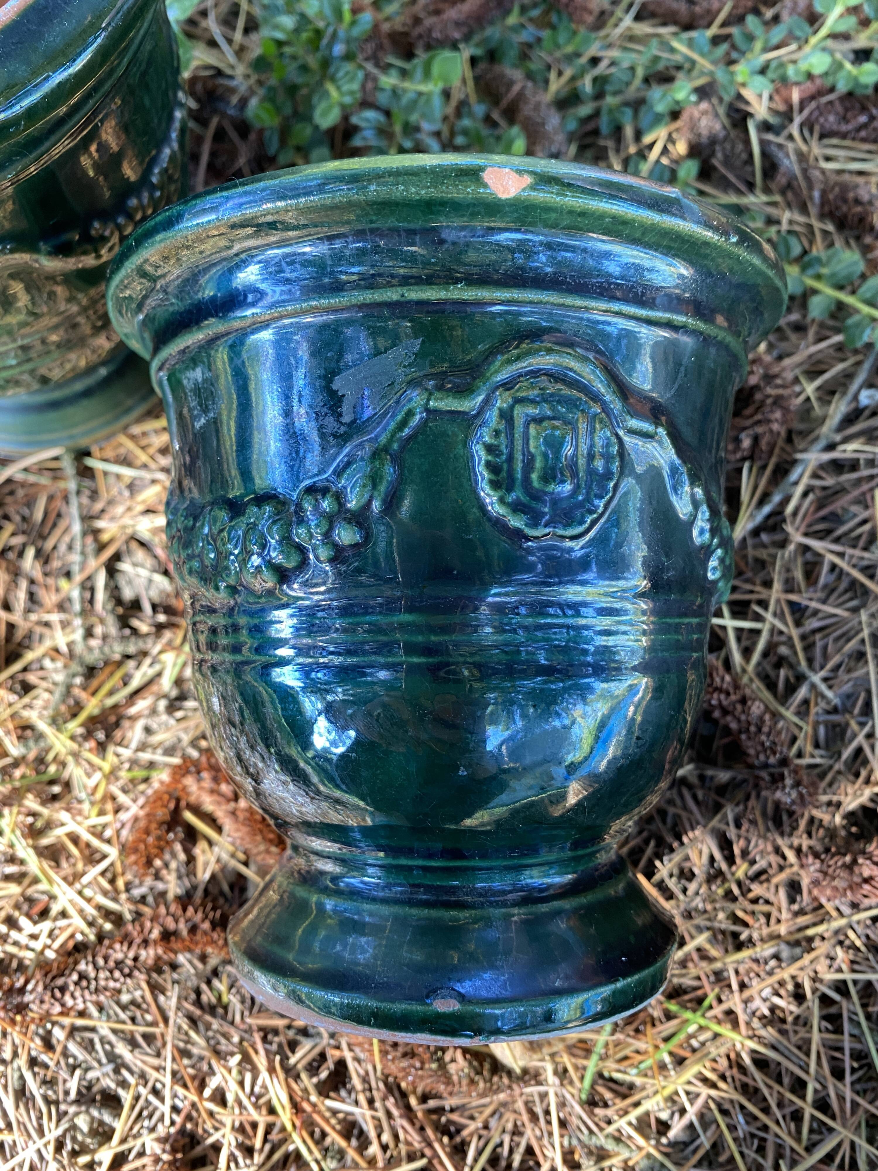 2 mini amphoras "Anduze"