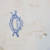 6 Creil and Montereau dessert plates Flora service
