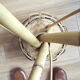 Rattan plant holder