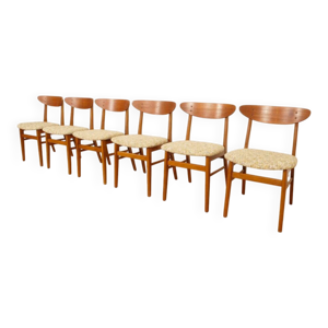 6 chaises de salle à