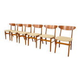6 x dining chair | Farstrup | Model 210 | re-upholstered