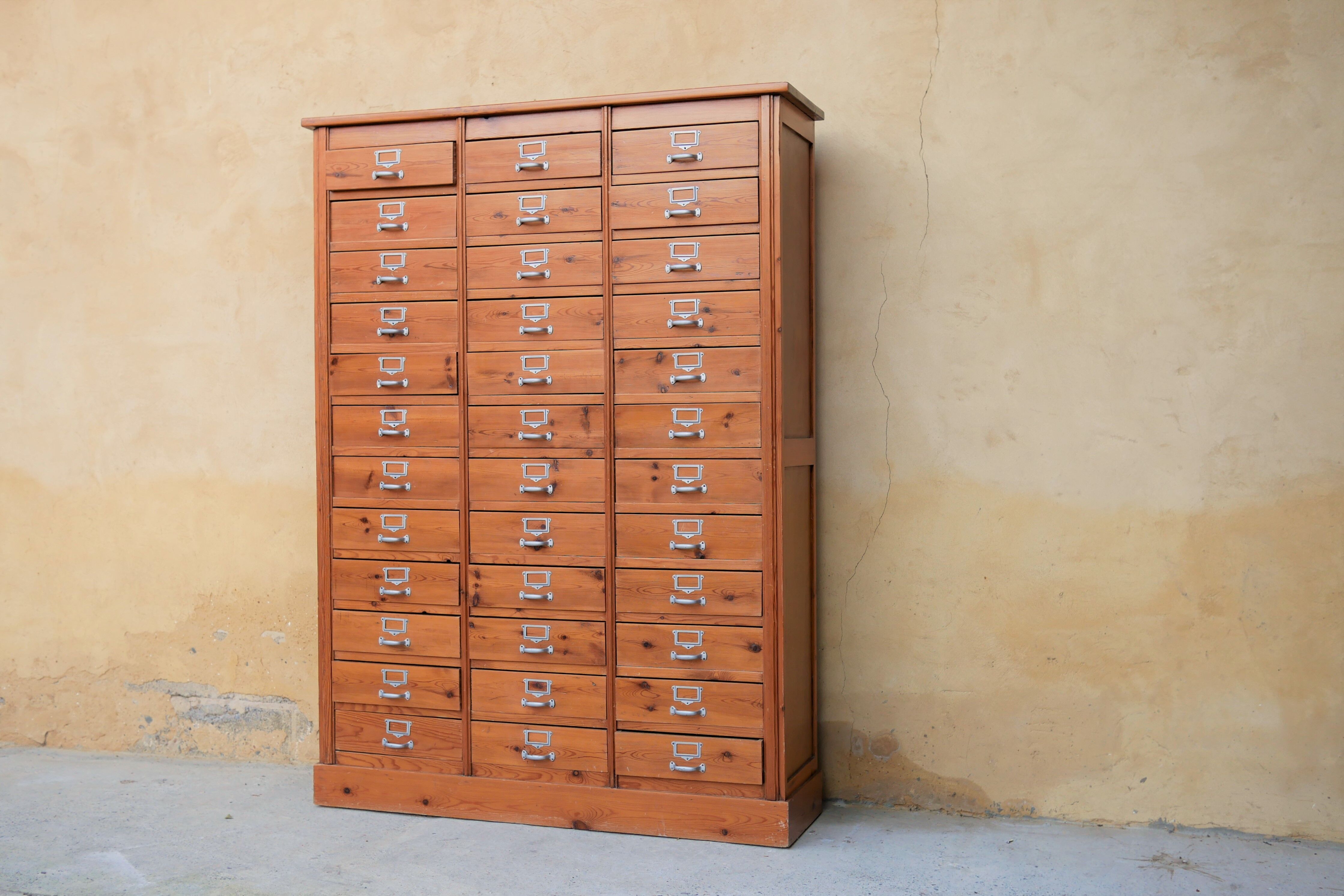 Vintage craft furniture with drawers