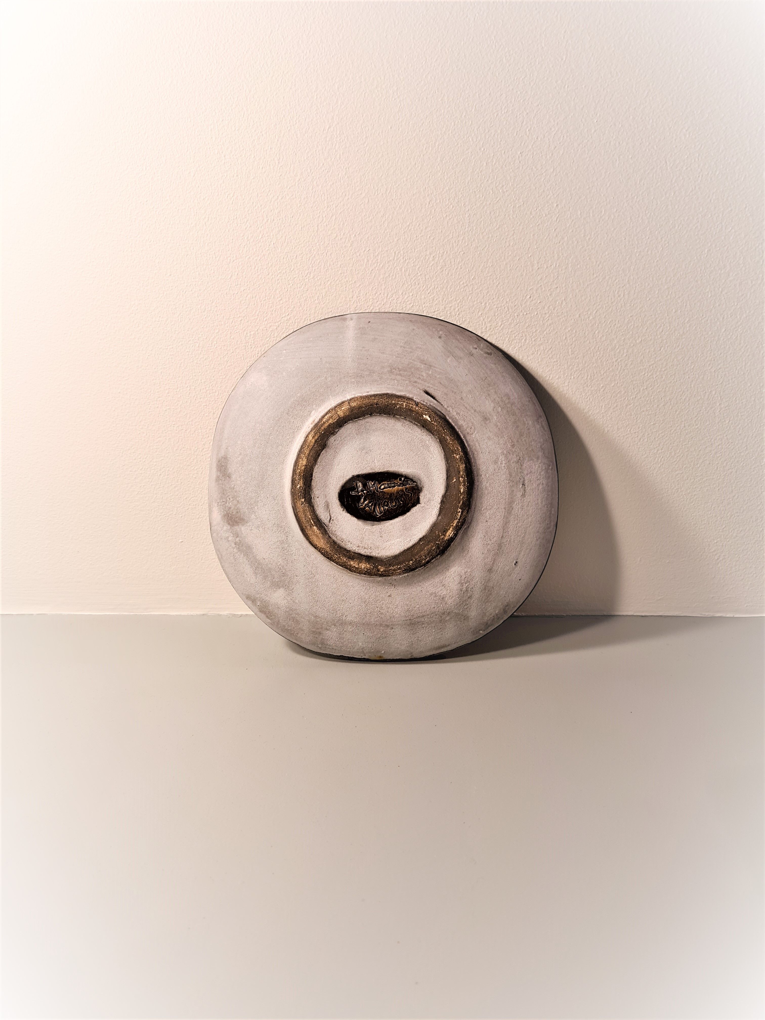 Alain Maurier's plate - Vallauris