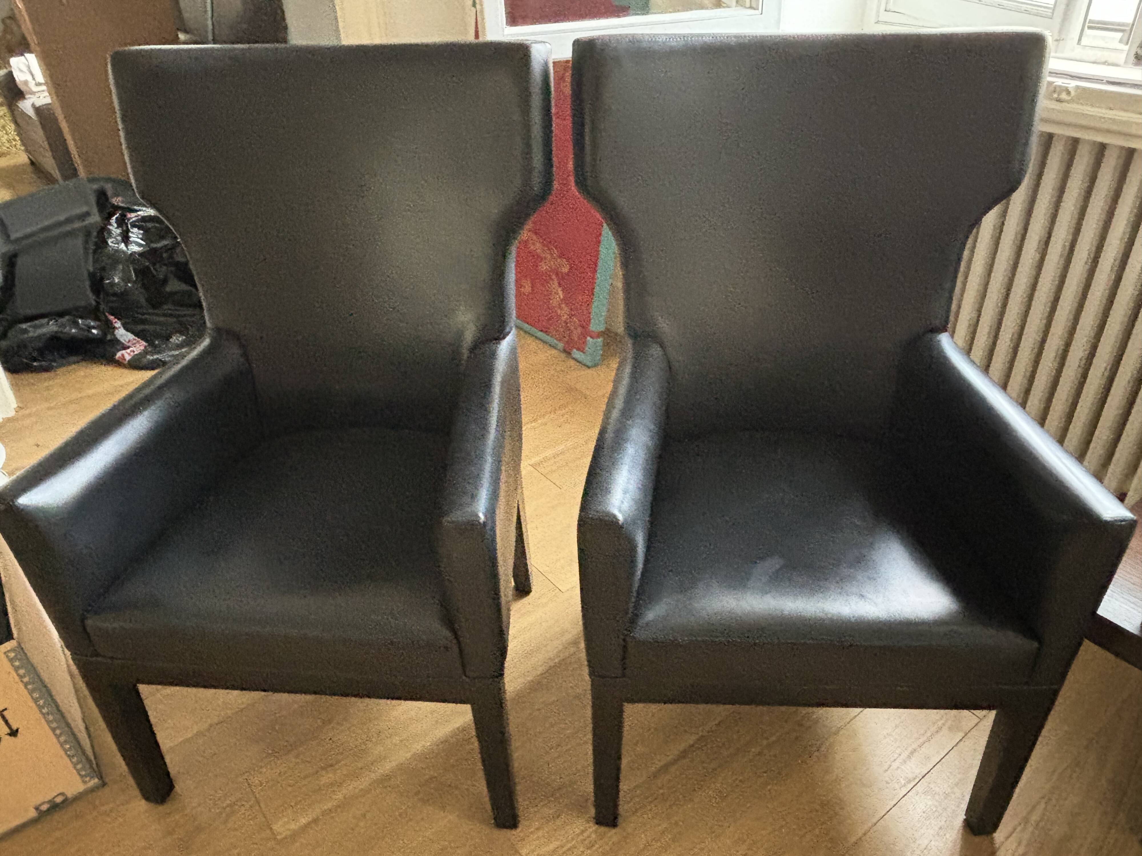 Rare Paire de fauteuils Christian Liaigre