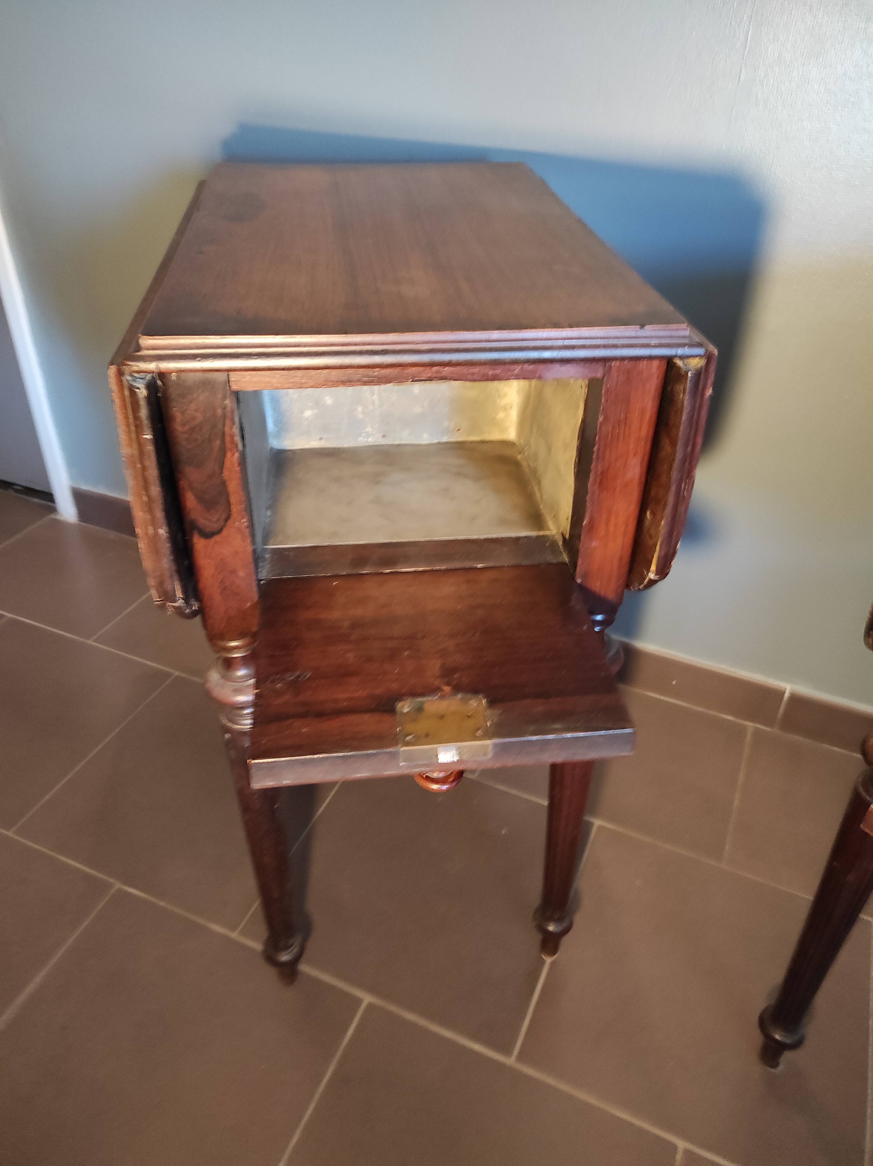 Two bedsides Louis Philippe style