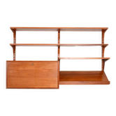 Vintage modular wall system by Poul Cadovius