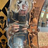 Venetian round mirror