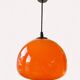 Suspension en opaline orange, 1970