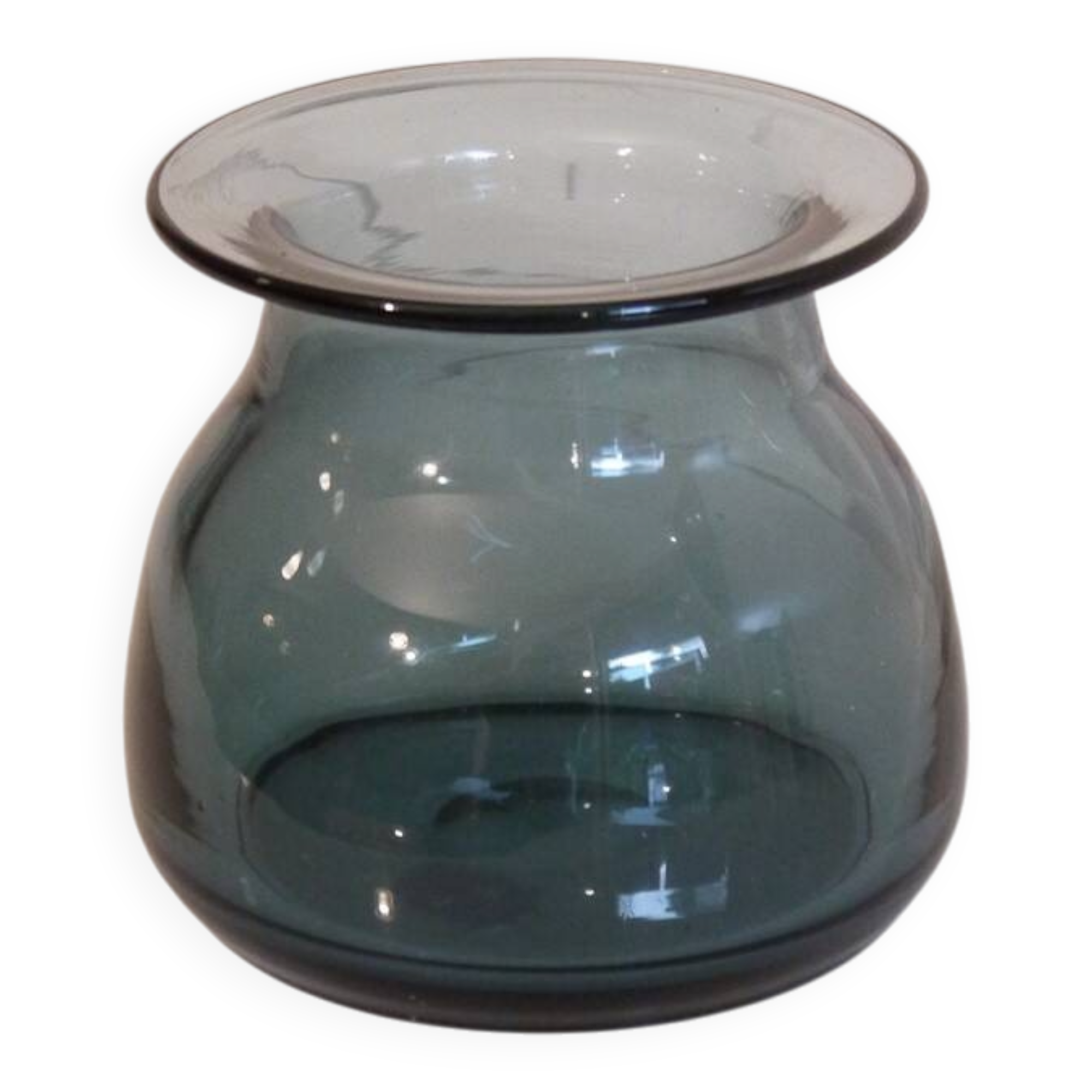 Finnish blown glass vase, 1970