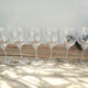 6 crystal red wine glasses Mikasa model Stephanie