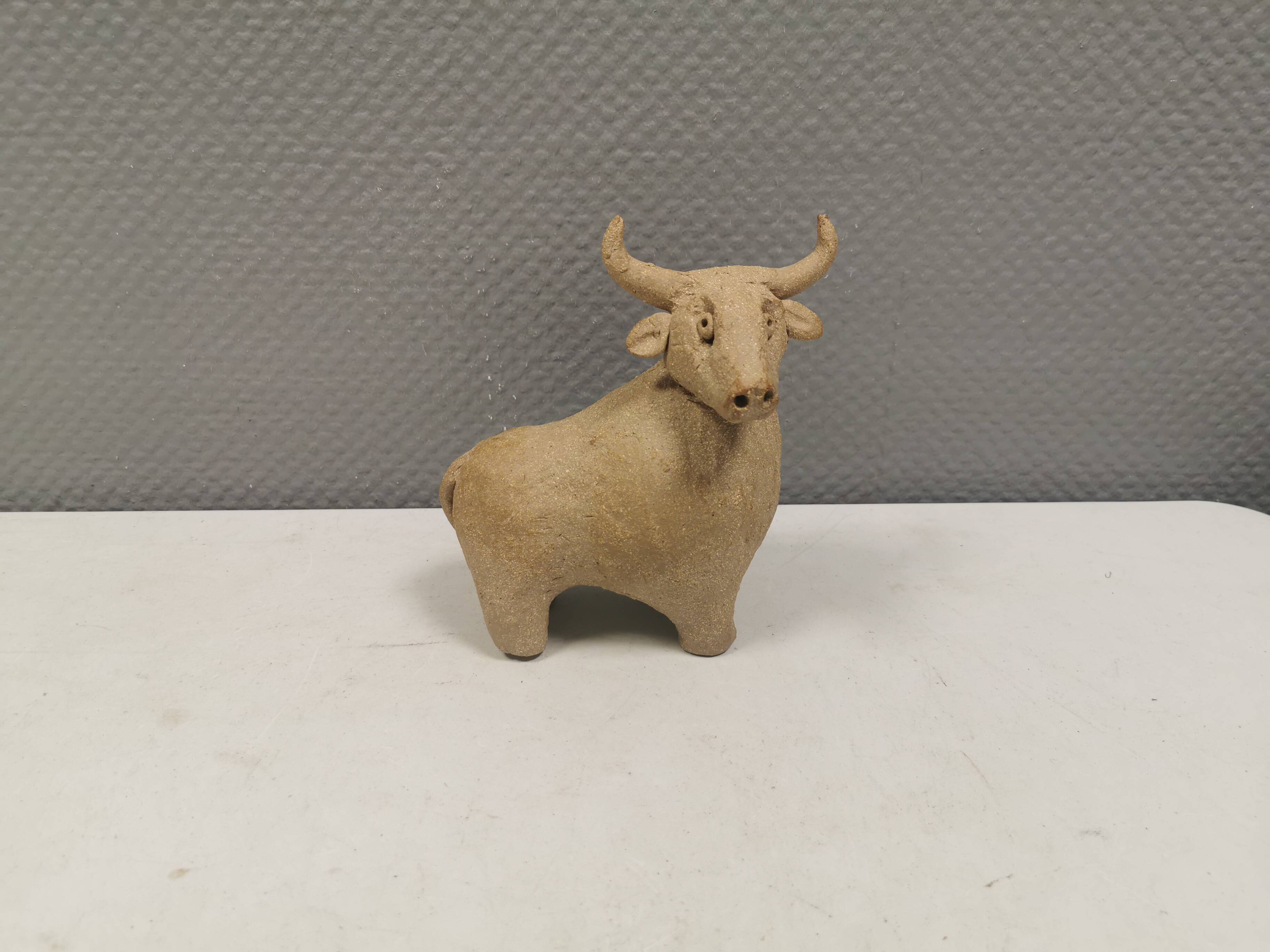 Beautiful ceramic bull Danish and from the 1970s-80s.