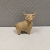 Beautiful ceramic bull Danish and from the 1970s-80s.