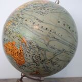 Earth Globe Forest end 19th H39 cm