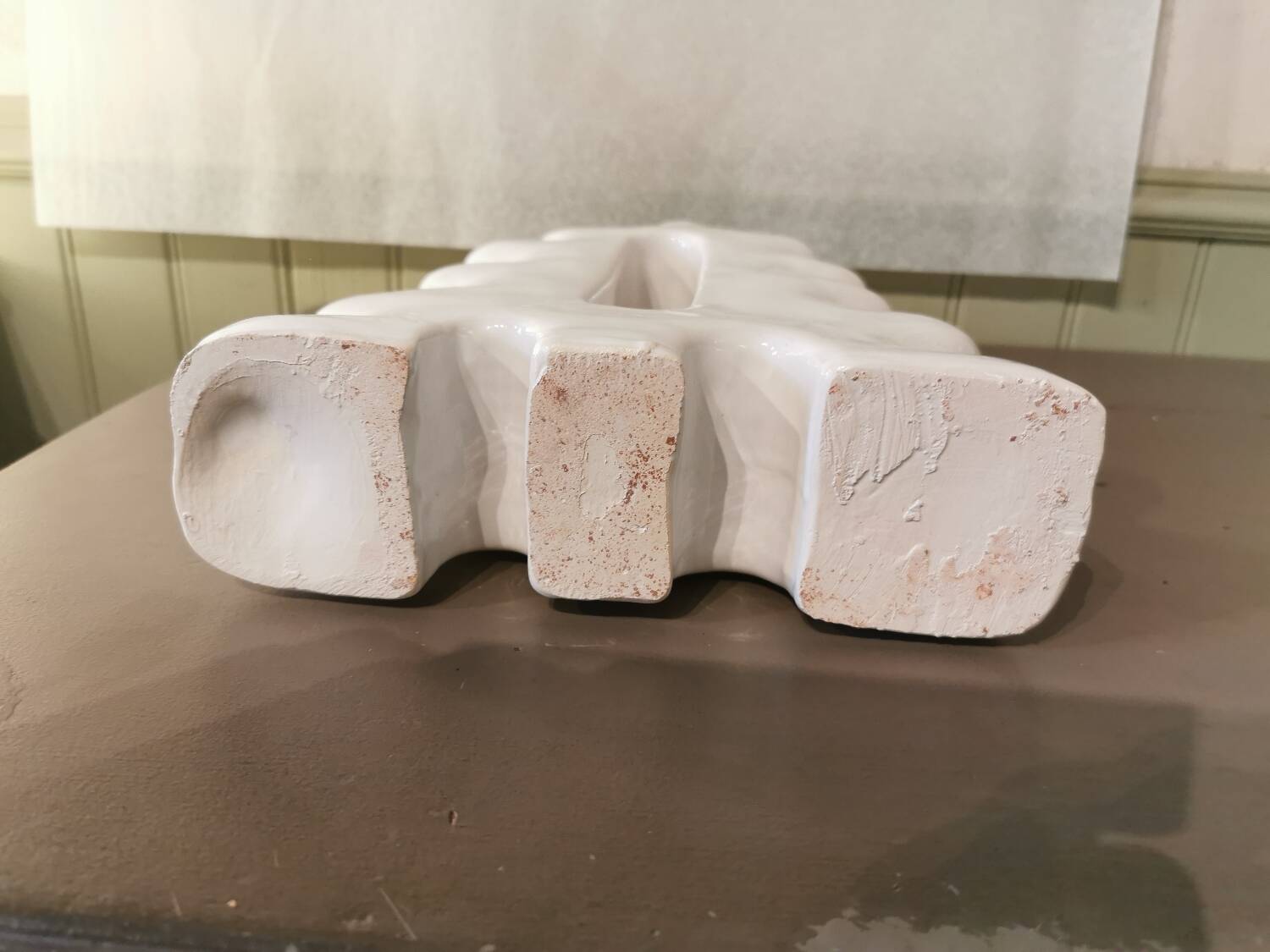 Large white ceramic vase Morocco
