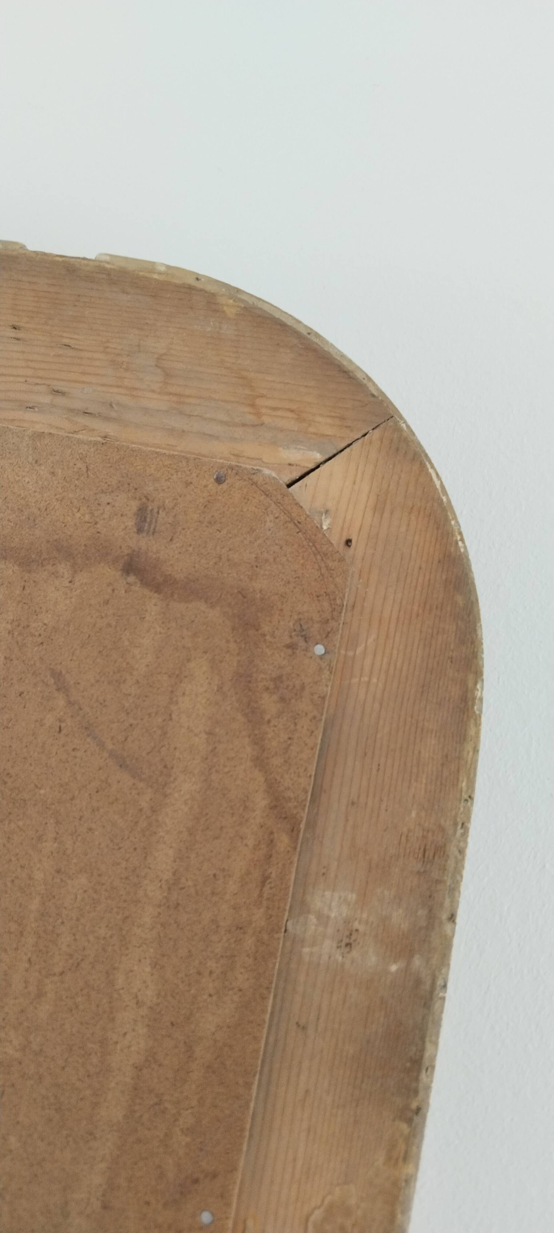 Miroir doré à la feuille Louis Philippe (  77 cm x  59 cm )