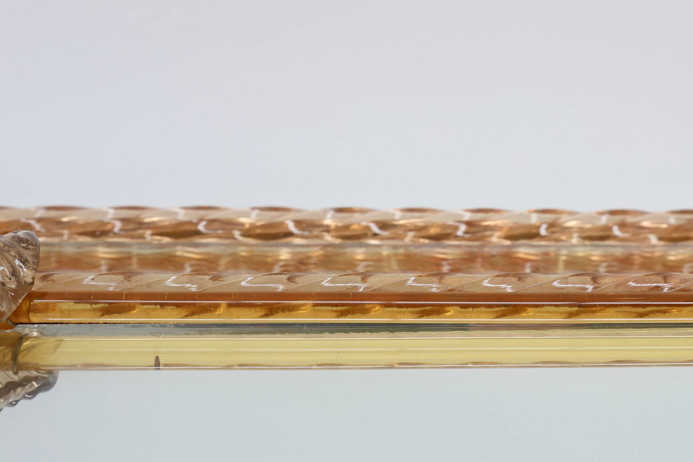 Rare large Venetian Mirror in Murano glass by  Art Venitien, model Campanil